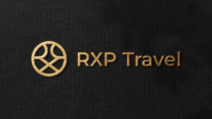rxp travel - logo by caroline dadalto design